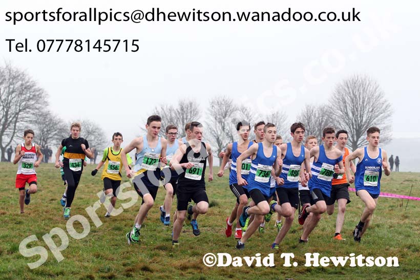 Under-15  boys NEHL, Aykley Heads, Durham. Photo: David T. Hewitson/Sports for All Pics